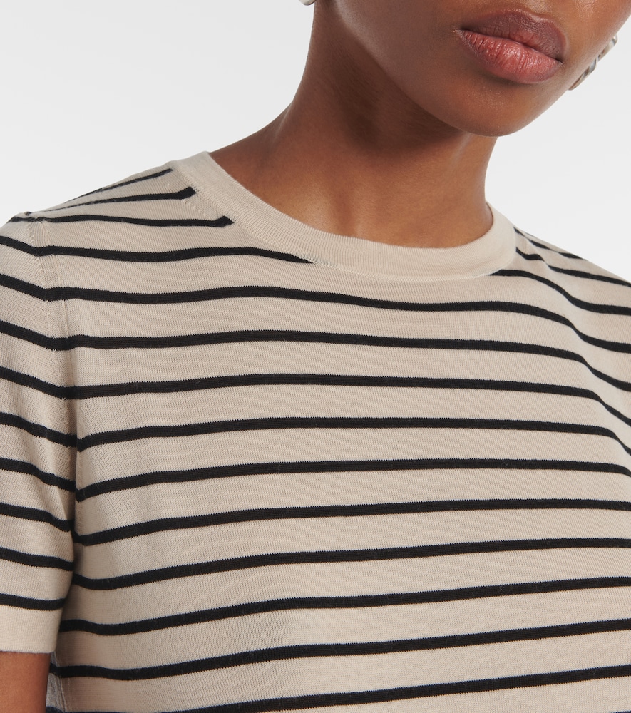 S Max Mara Wool T-shirt In Beige