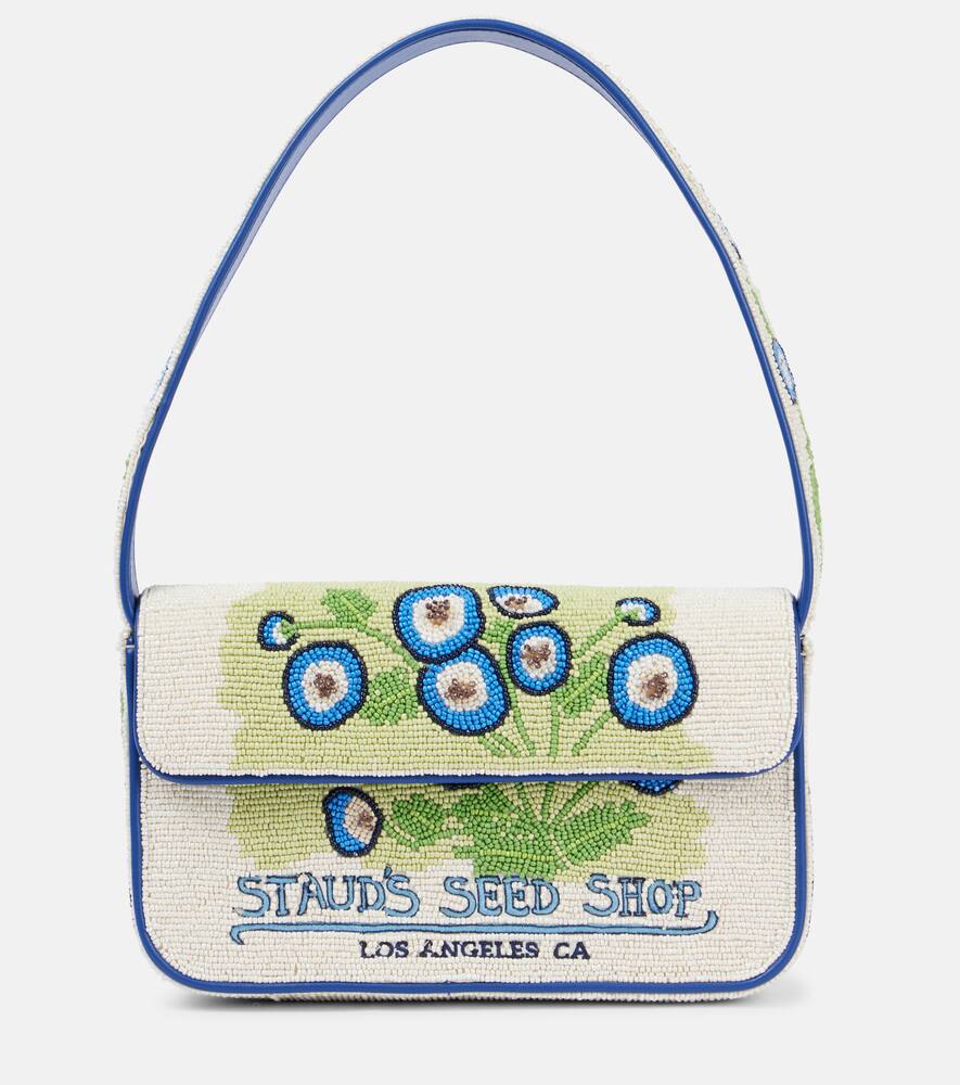 Staud Tommy beaded shoulder bag