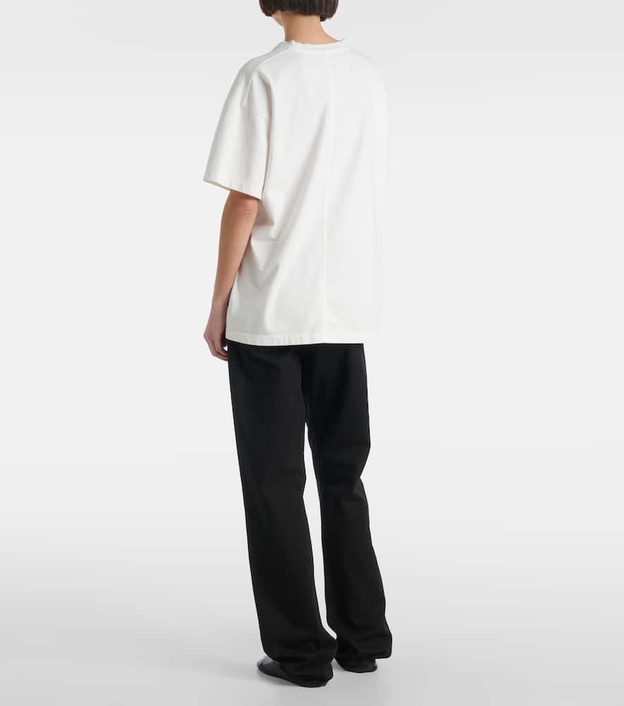 The Row Lavinia Oversized Crew-neck T-shirt In White