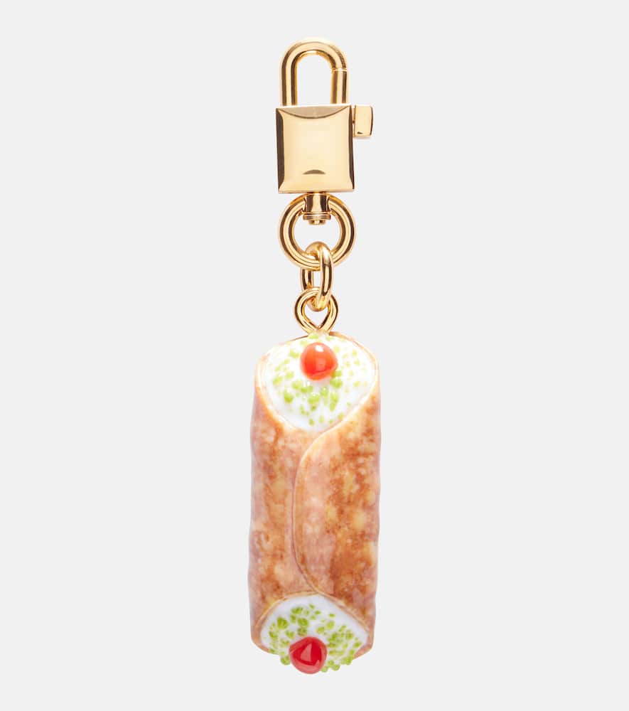 Sicily Cannolo keychain