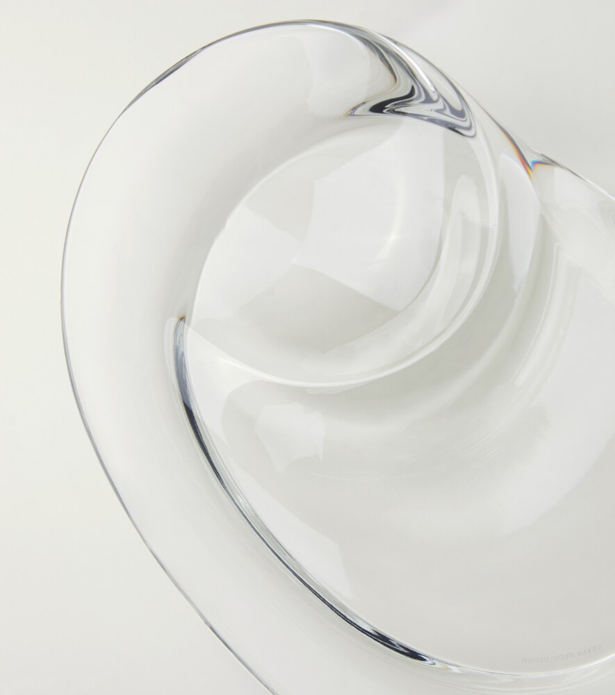  Zaha Hadid Design Zaha Hadid Design Swirl Crystal Bowl 