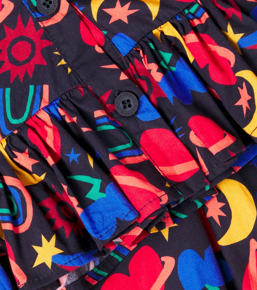 Fabula Fábula Cosmos Cotton Top And Shorts Set In Multi