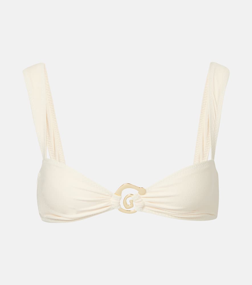 Spiral bikini top