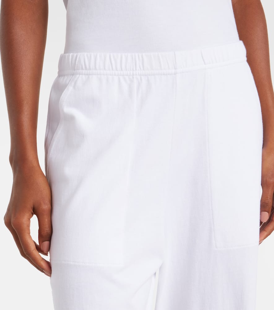 Leset Margo Cotton Tapered Pants In White