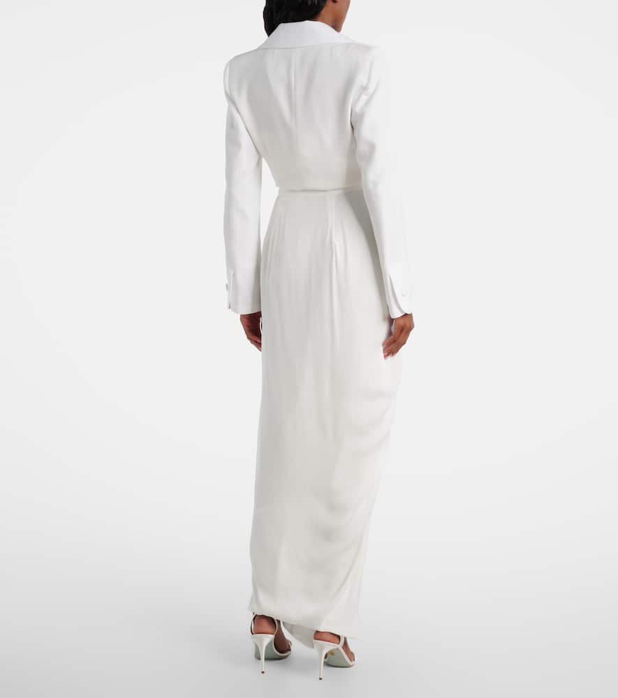 Vivienne Westwood Draped Maxi Skirt In White