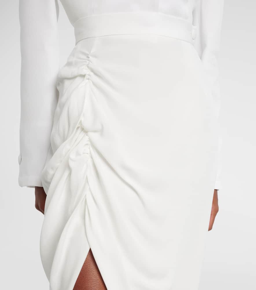 Vivienne Westwood Draped Maxi Skirt In White