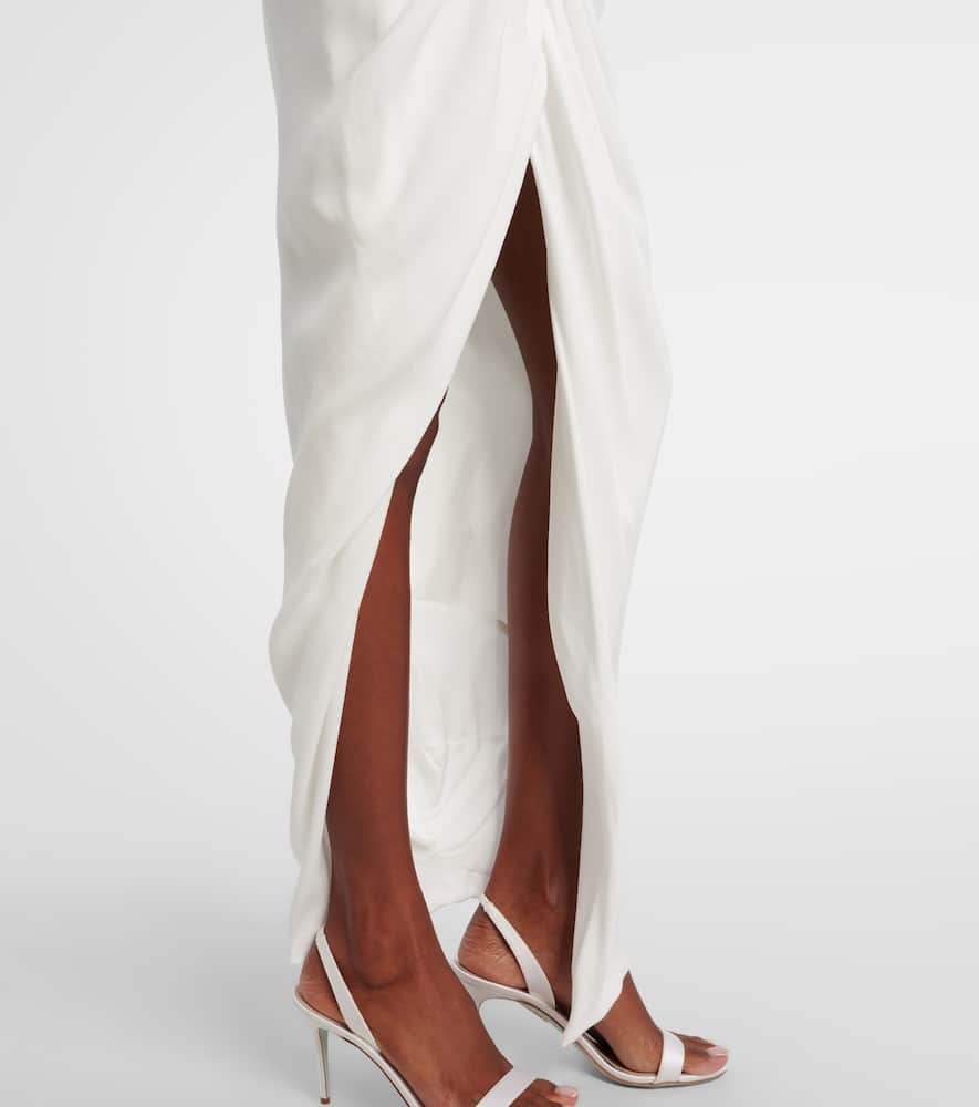 Vivienne Westwood Draped Maxi Skirt In White