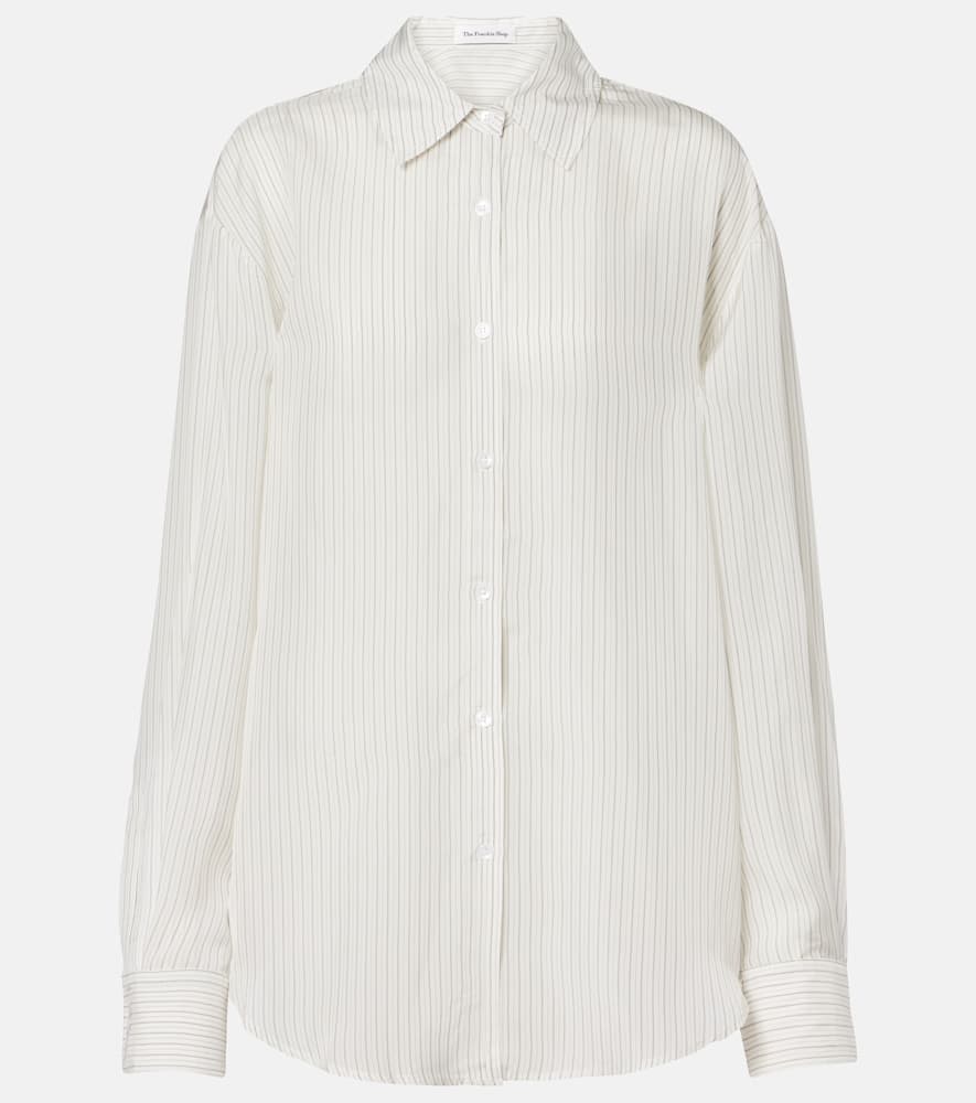 Peri sheer striped shirt