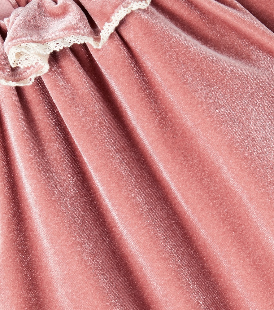  C'era Una Volta C'era Una Volta Baby Kleid Lili Aus Samt 