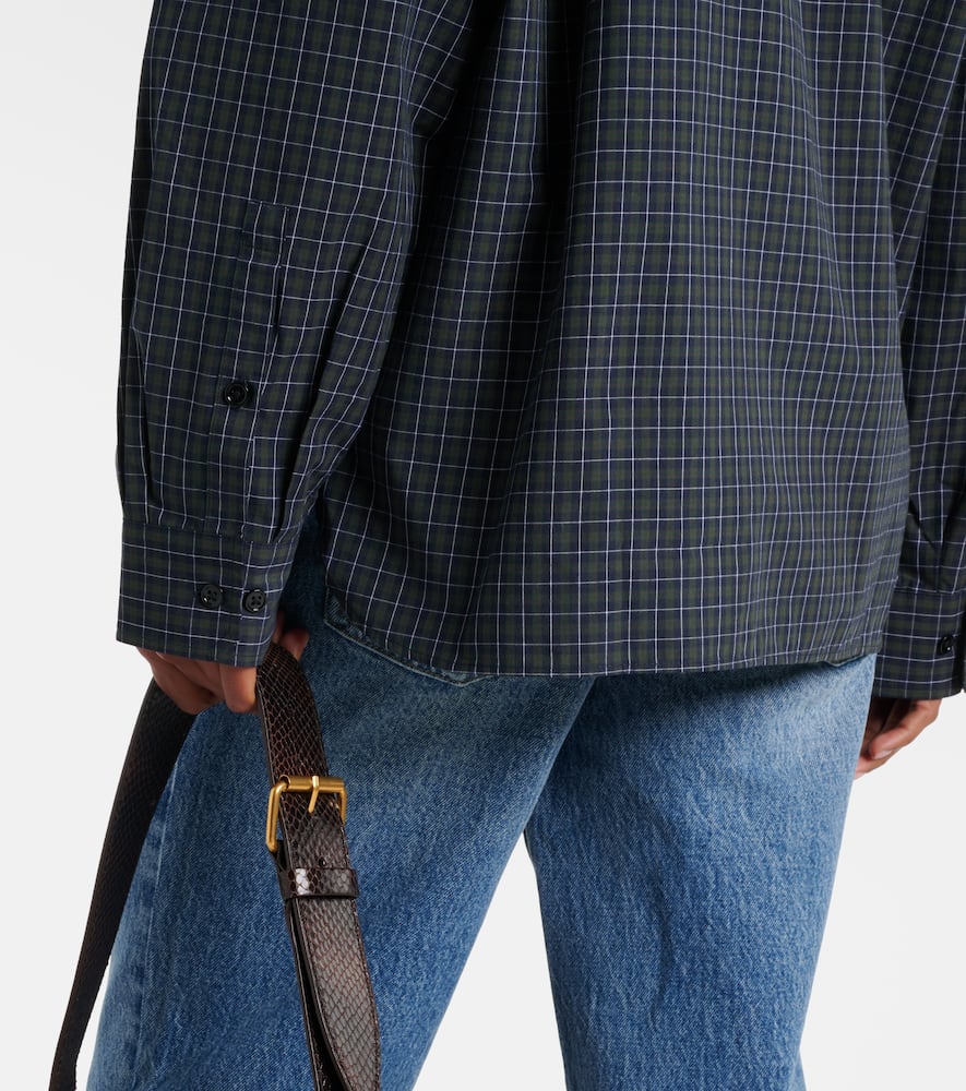 The Frankie Shop Hylan Checked Cotton Shirt In Multi
