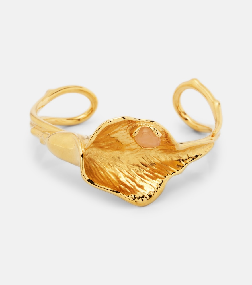 Chloe Chloé Chloé Flower Soul embellished cuff bracelet