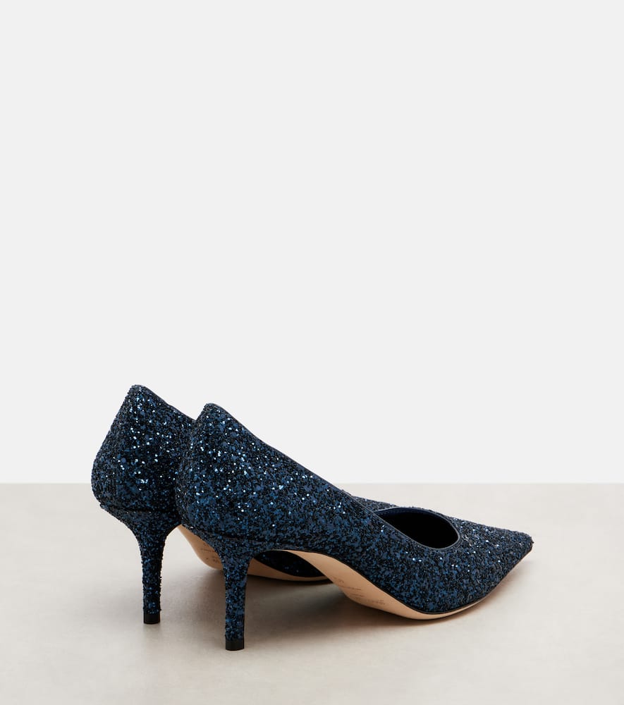 Jimmy Choo Love 60 Embellished Pumps In Blue