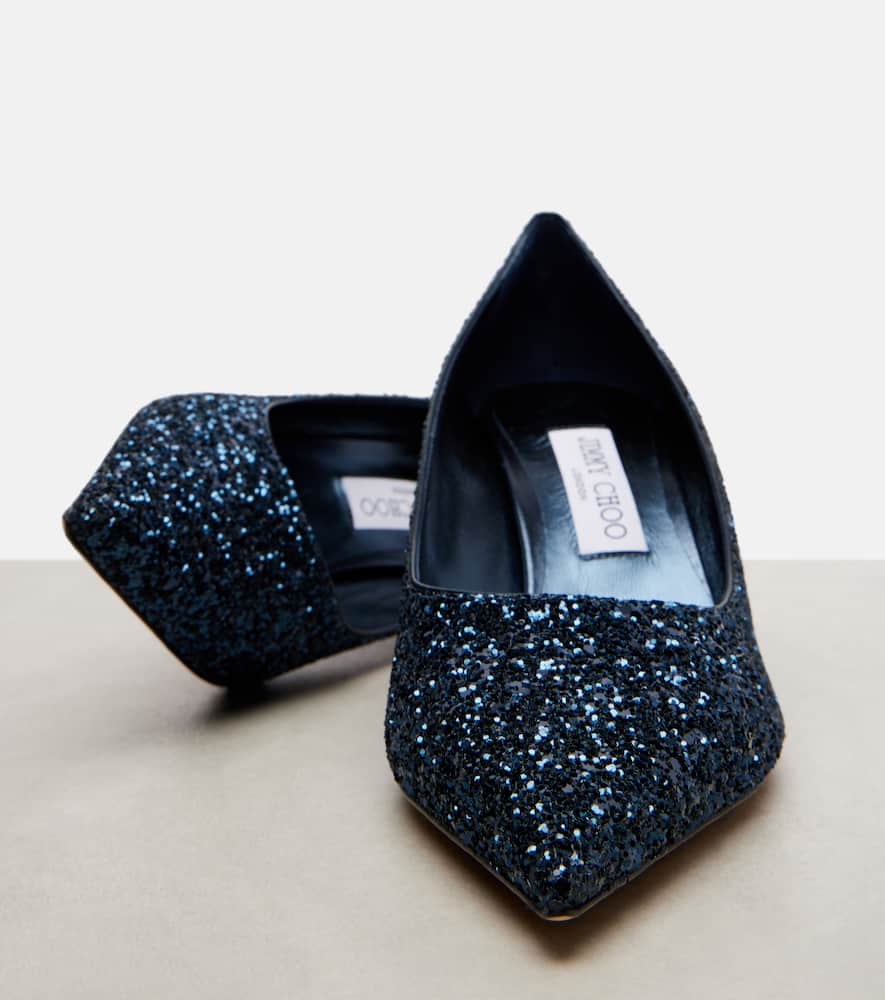 Jimmy Choo Love 60 Embellished Pumps In Blue