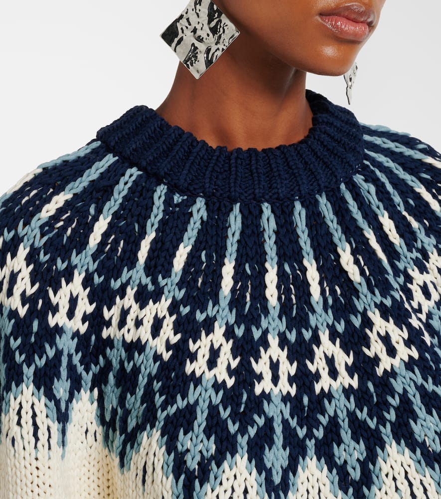 Altuzarra Cotton Sweater In Blue