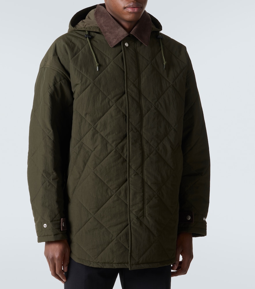  Comme Des Garcons Homme Comme Des Garçons Homme Wattierte Jacke Mit Cord 