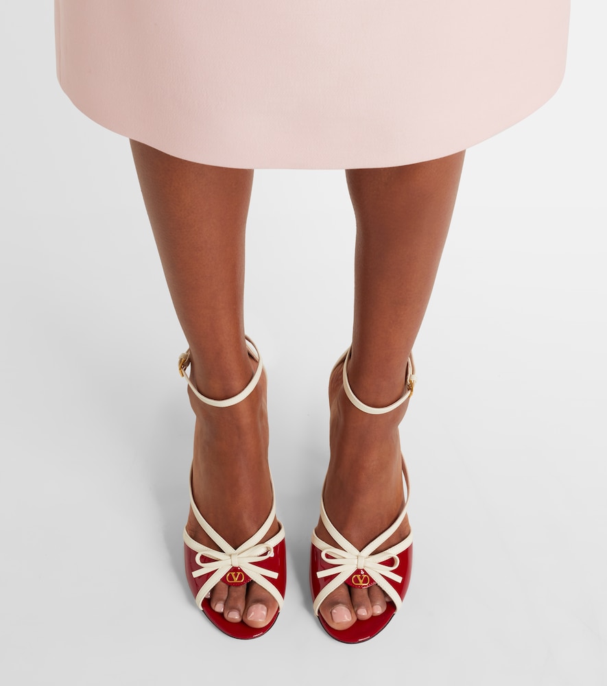 Valentino Garavani Bepointy 100 patent leather sandals