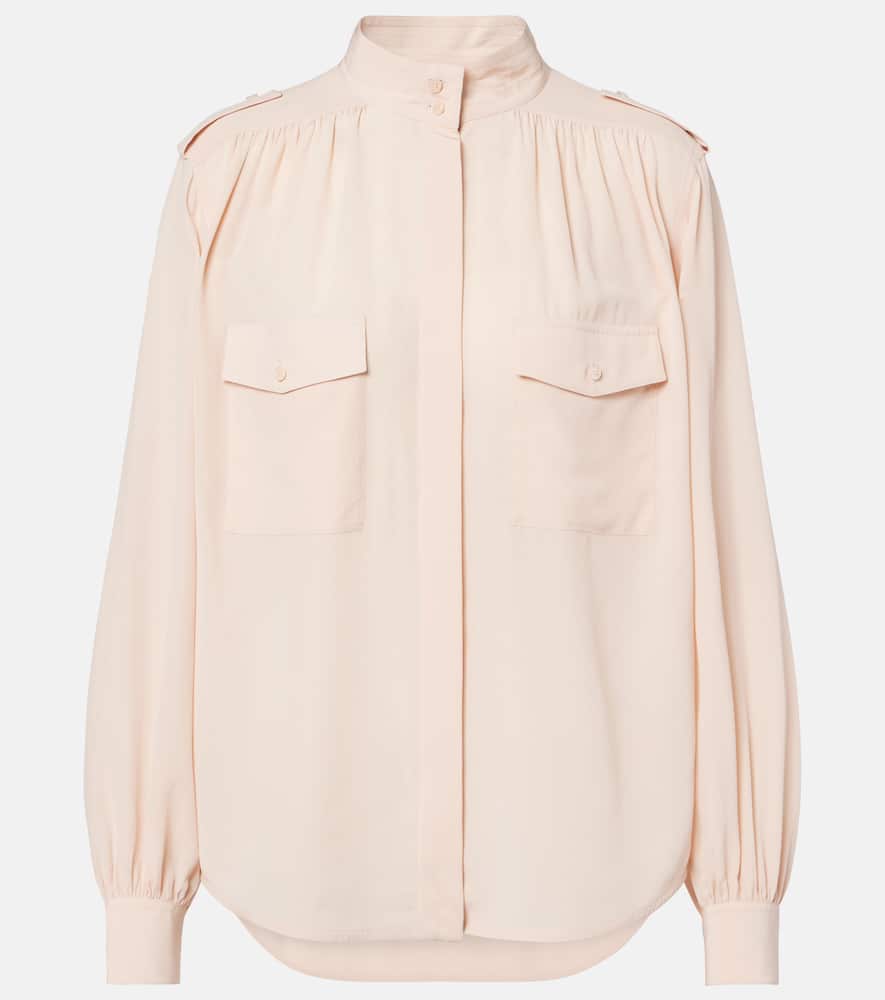 Chloé Silk Shirt In Pink