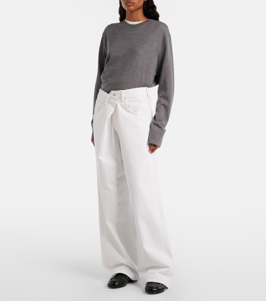 Vana Fold Wide-Leg Jeans