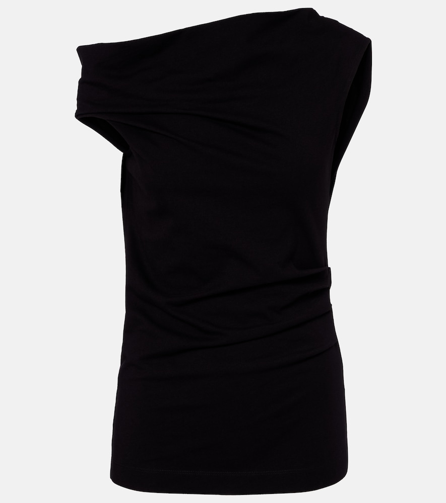 Dries Van Noten Asymmetric cotton top | Thumbnail 6