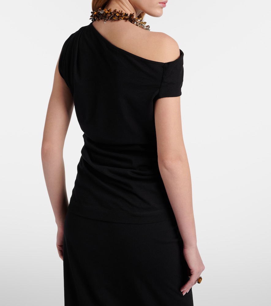  Dries Van Noten Dries Van Noten Asymmetric Cotton Top 