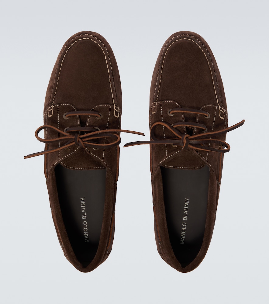 Manolo Blahnik Manolo Blahnik Segelschuhe Marino Aus Veloursleder 