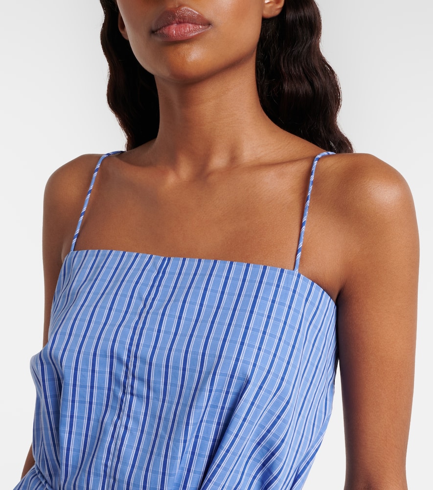  Faithfull Faithfull Riatto Checked Cotton Romper 