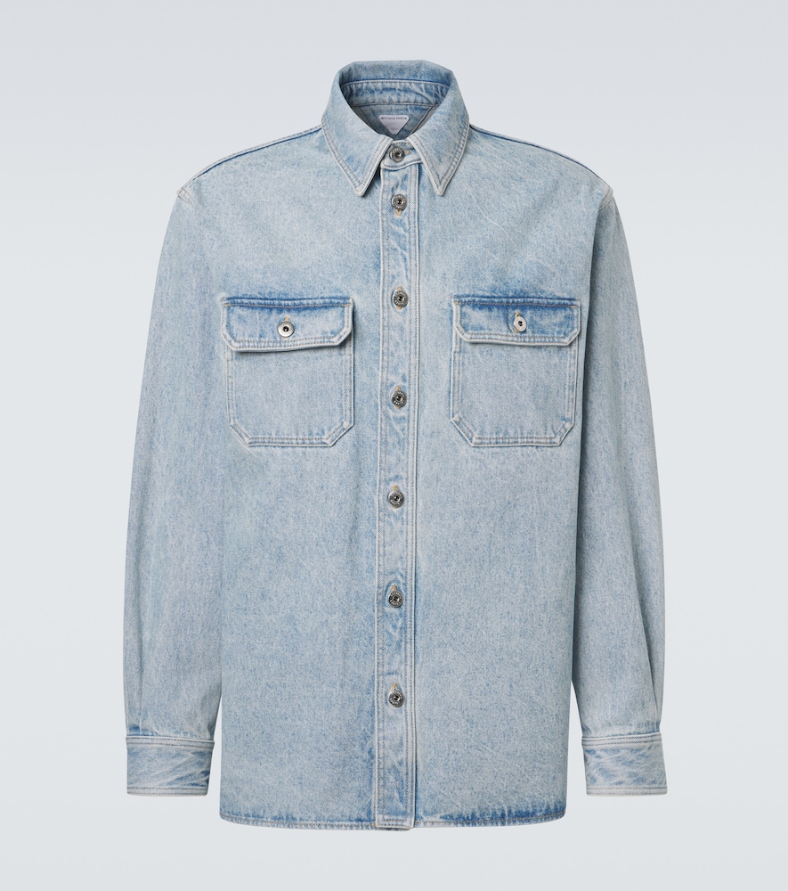 Giacca camicia in denim