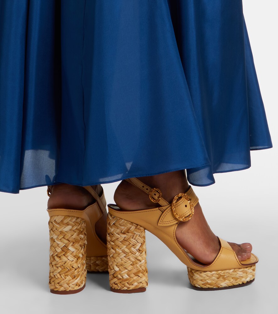 Zimmermann Solena leather platform sandals