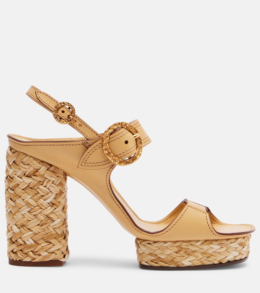  Zimmermann Zimmermann Plateausandalen Solena Aus Leder 