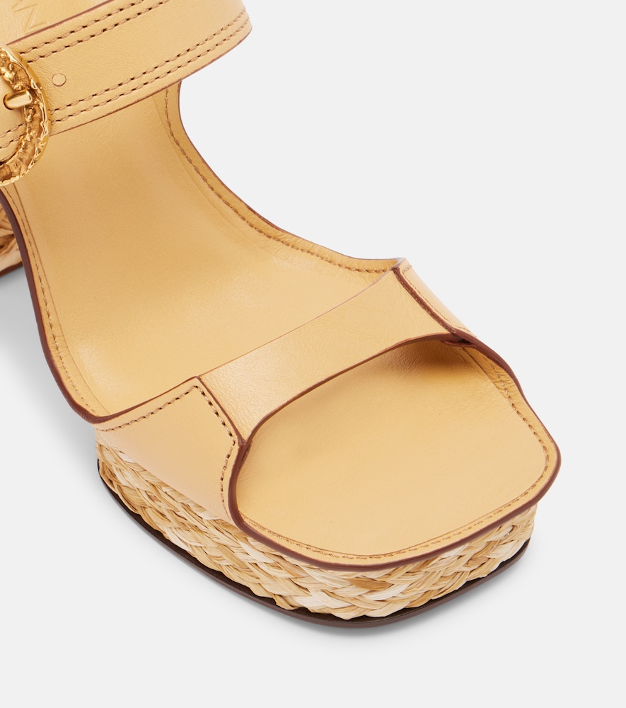  Zimmermann Zimmermann Plateausandalen Solena Aus Leder 