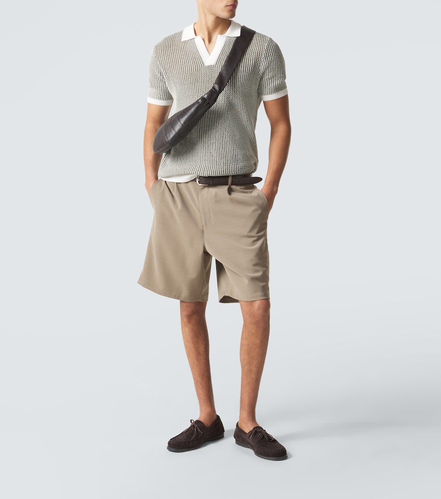  Orlebar Brown Orlebar Brown Polopullover Horton Aus Häkelstrick 