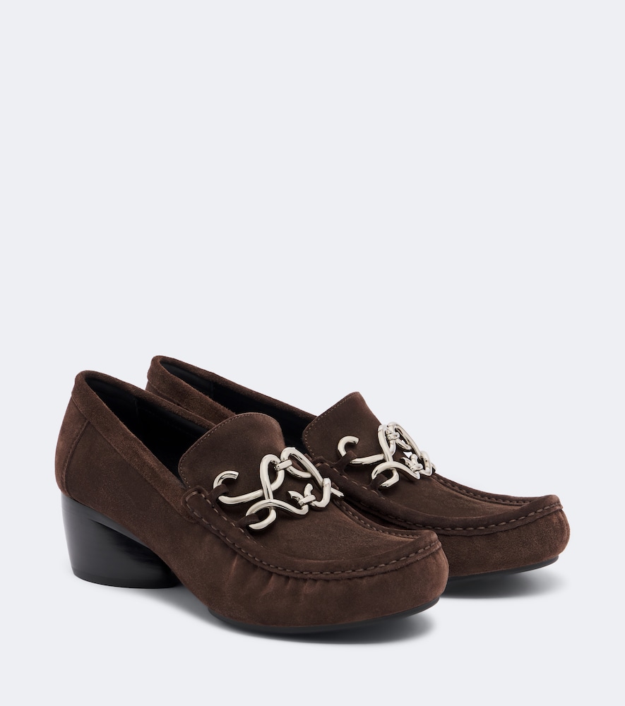 Loafer-Pumps Dive aus Veloursleder