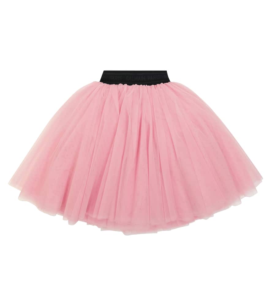 Balmain Kids Tulle miniskirt