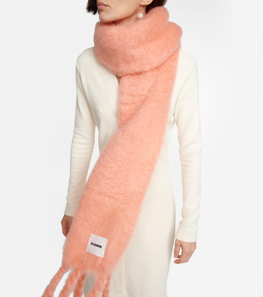 Jil Sander Mohair and wool-blend scarf