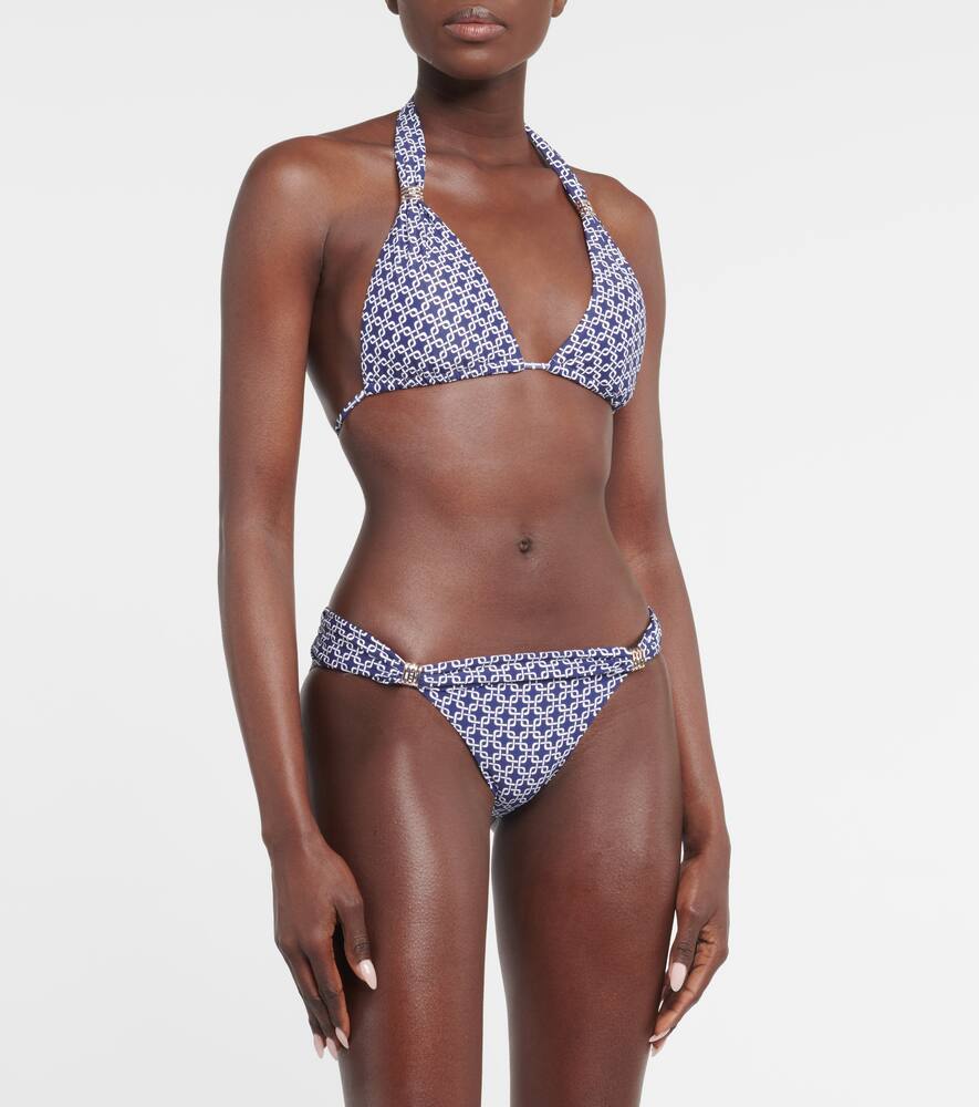 Melissa Odabash Grenada Bikini Bottoms In Links Navy