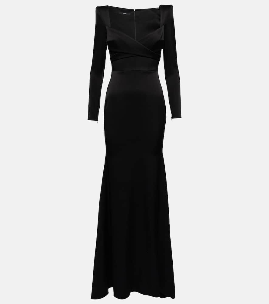Alex Perry Brooks satin gown