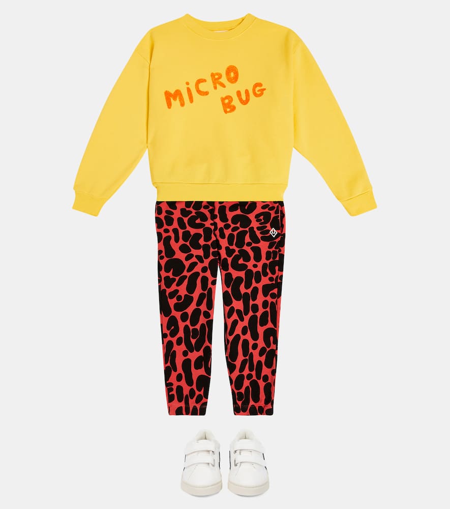 The Animals Observatory Dromedary Cotton Sweatpants In Red