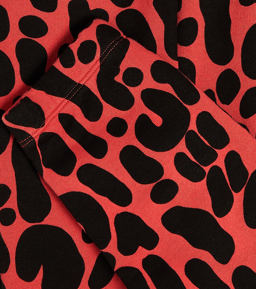 The Animals Observatory Dromedary Cotton Sweatpants In Red