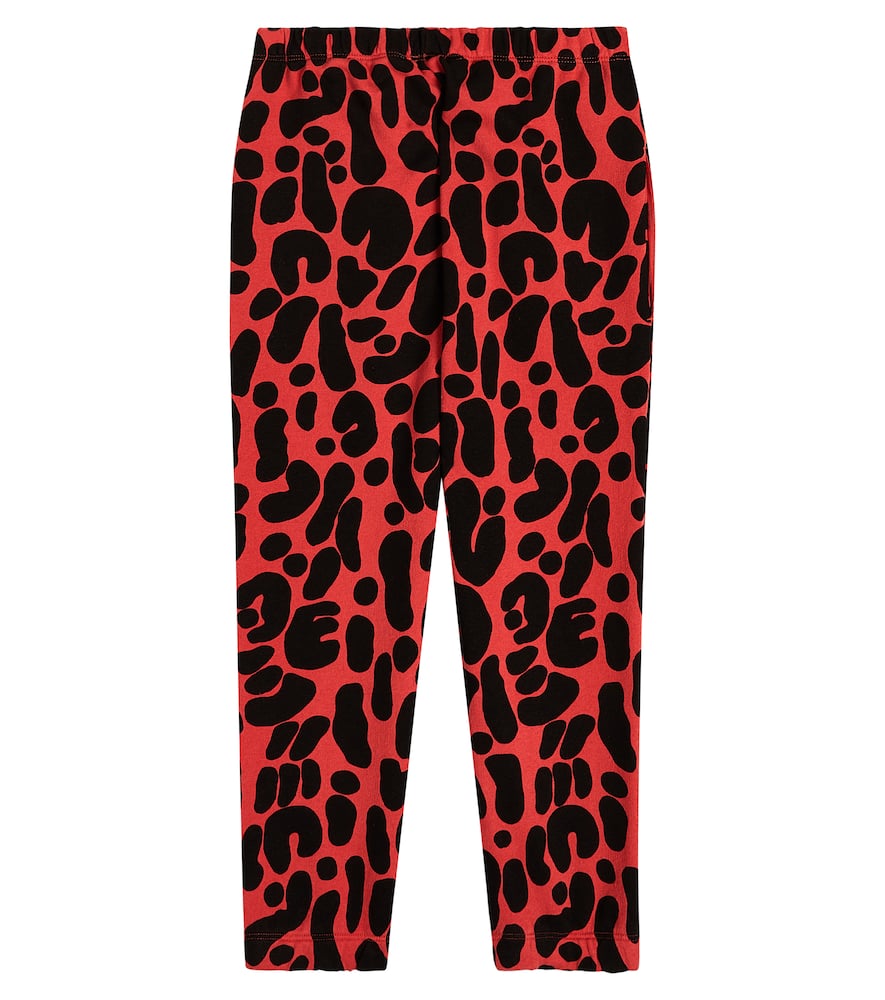 Shop The Animals Observatory Dromedary Cotton Sweatpants In Red