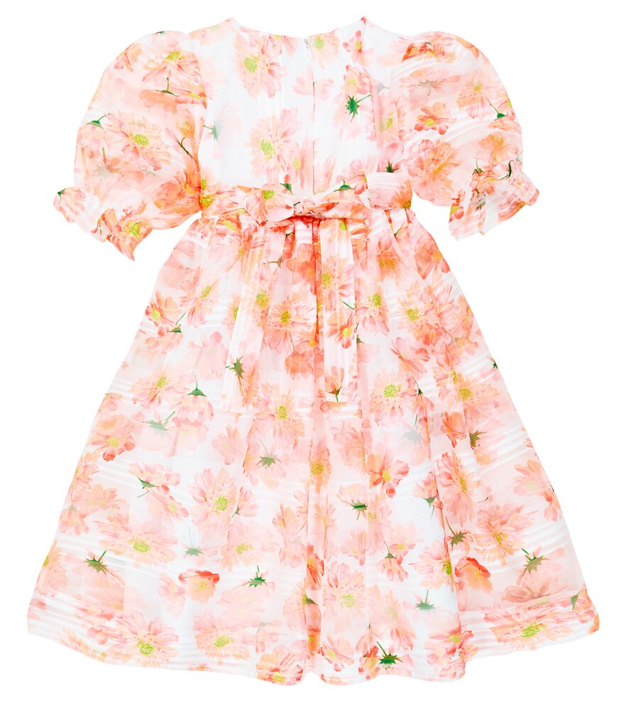  Paade Mode Paade Mode Puff-sleeve Floral Chiffon Dress 