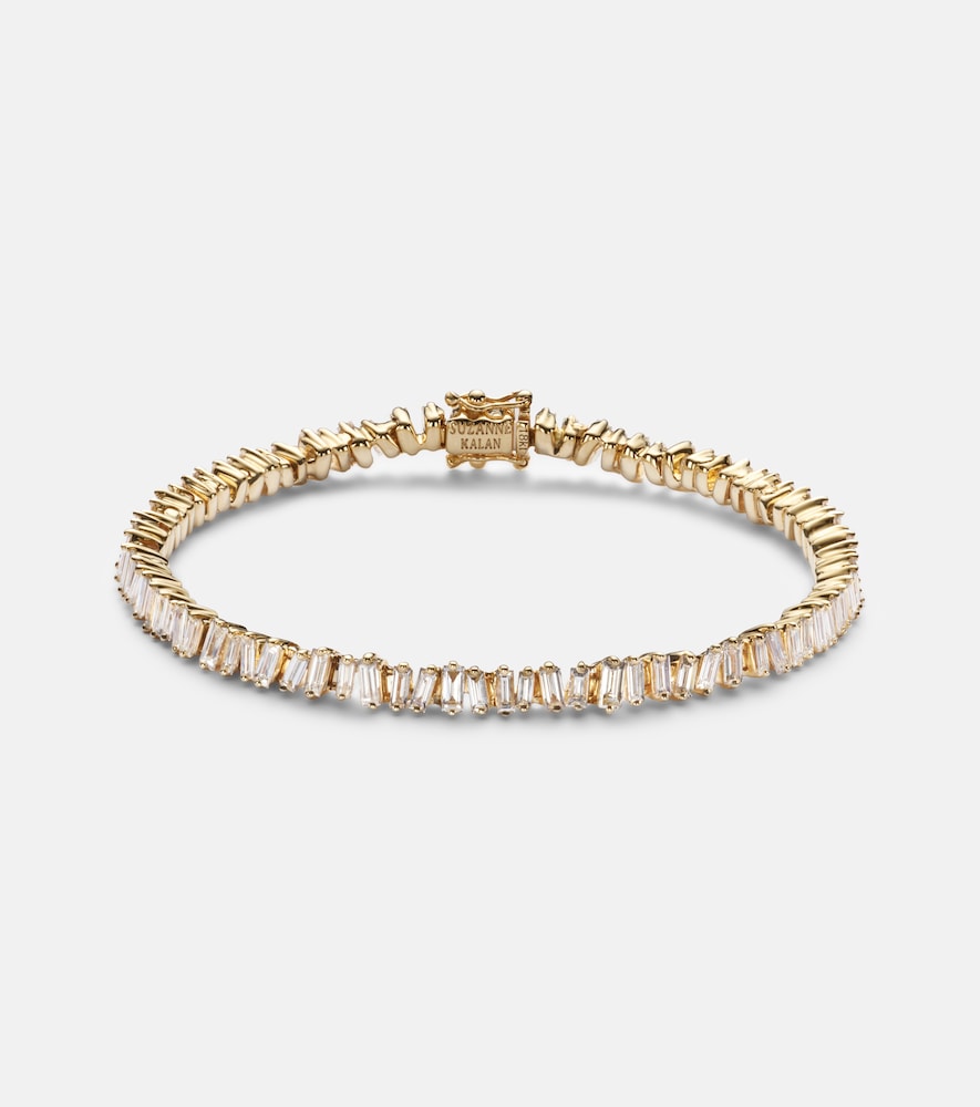 Suzanne Kalan 18kt gold bracelet with diamonds