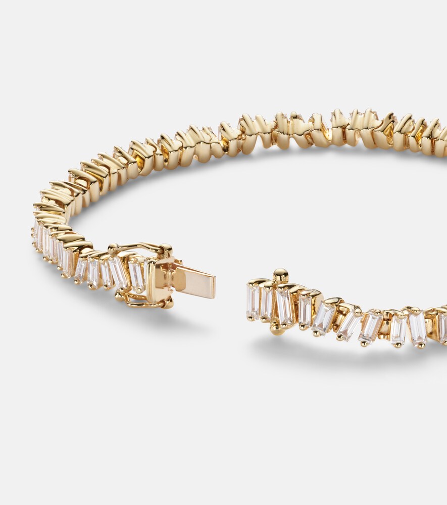  Suzanne Kalan Suzanne Kalan Armband Aus 18kt Gelbgold Mit Diamanten 