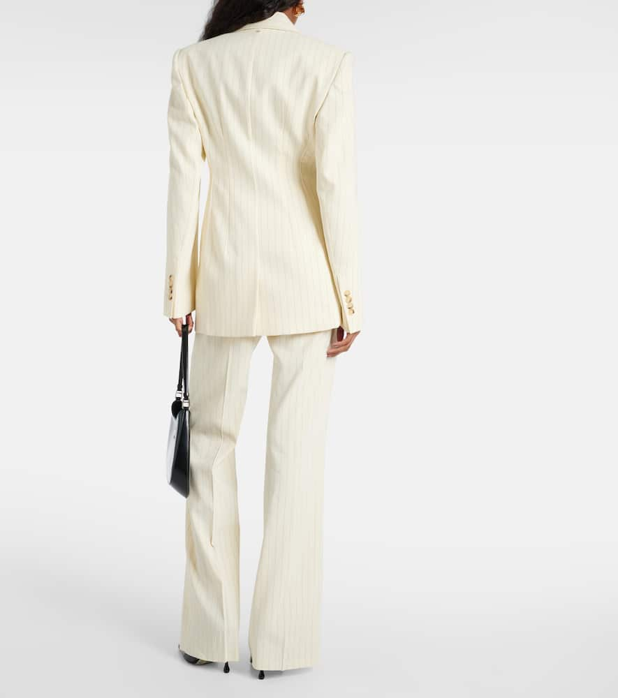 Shop Sportmax Aversa Blazer In Yellow