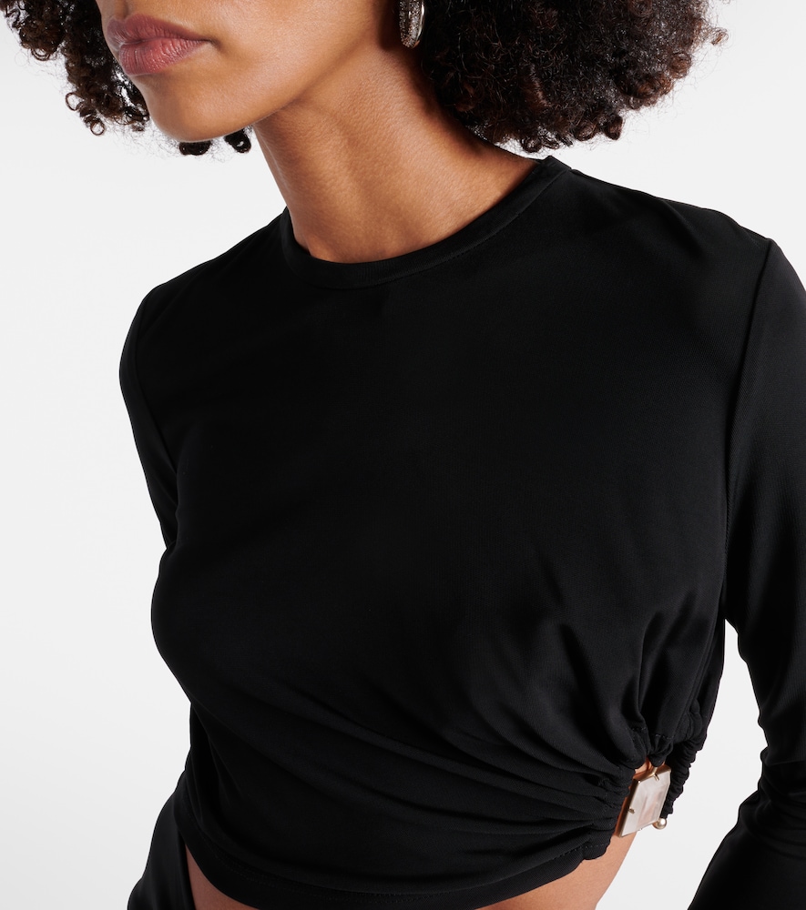 Cutout Jersey Top