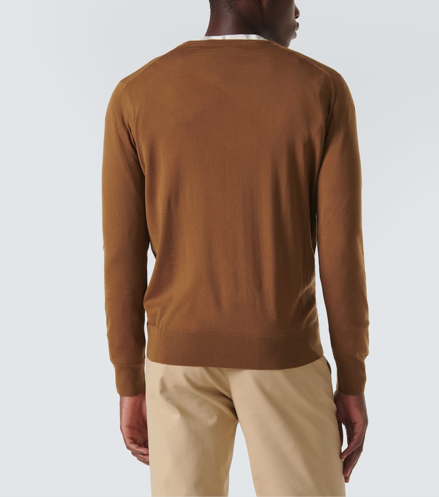 Loro Piana Virgin Wool Sweater In Desert Mist