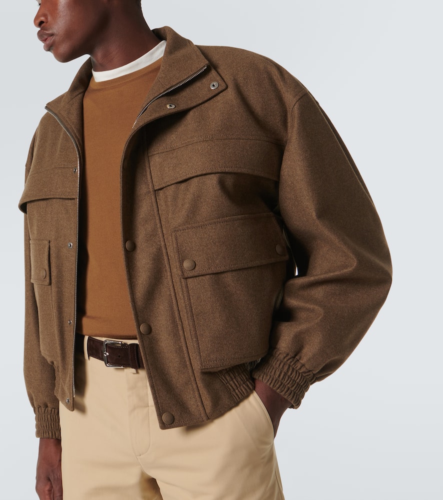 Loro Piana Virgin Wool Sweater In Desert Mist