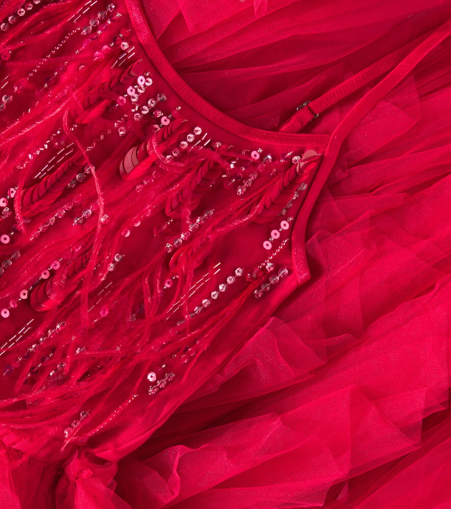  Tutu Du Monde Tutu Du Monde Verziertes Kleid Ruby Dazzle Aus Tüll 