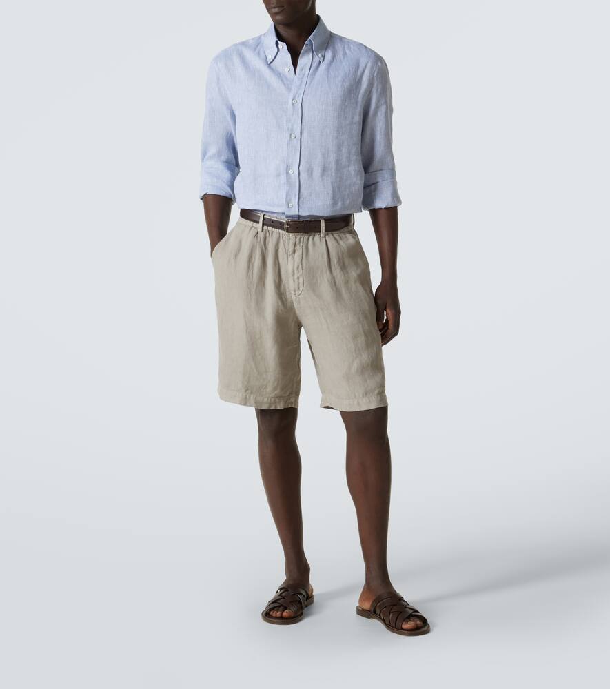 BRUNELLO CUCINELLI LINEN SHORTS