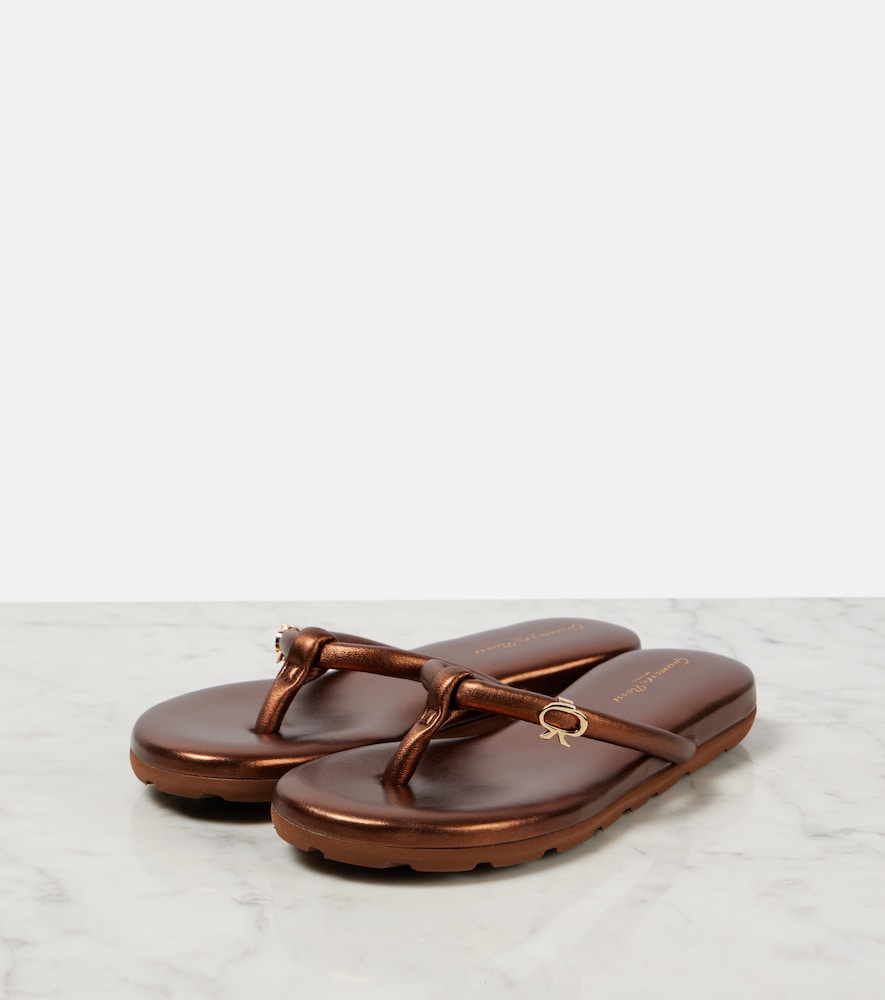 Fiji Leather Thong Sandals