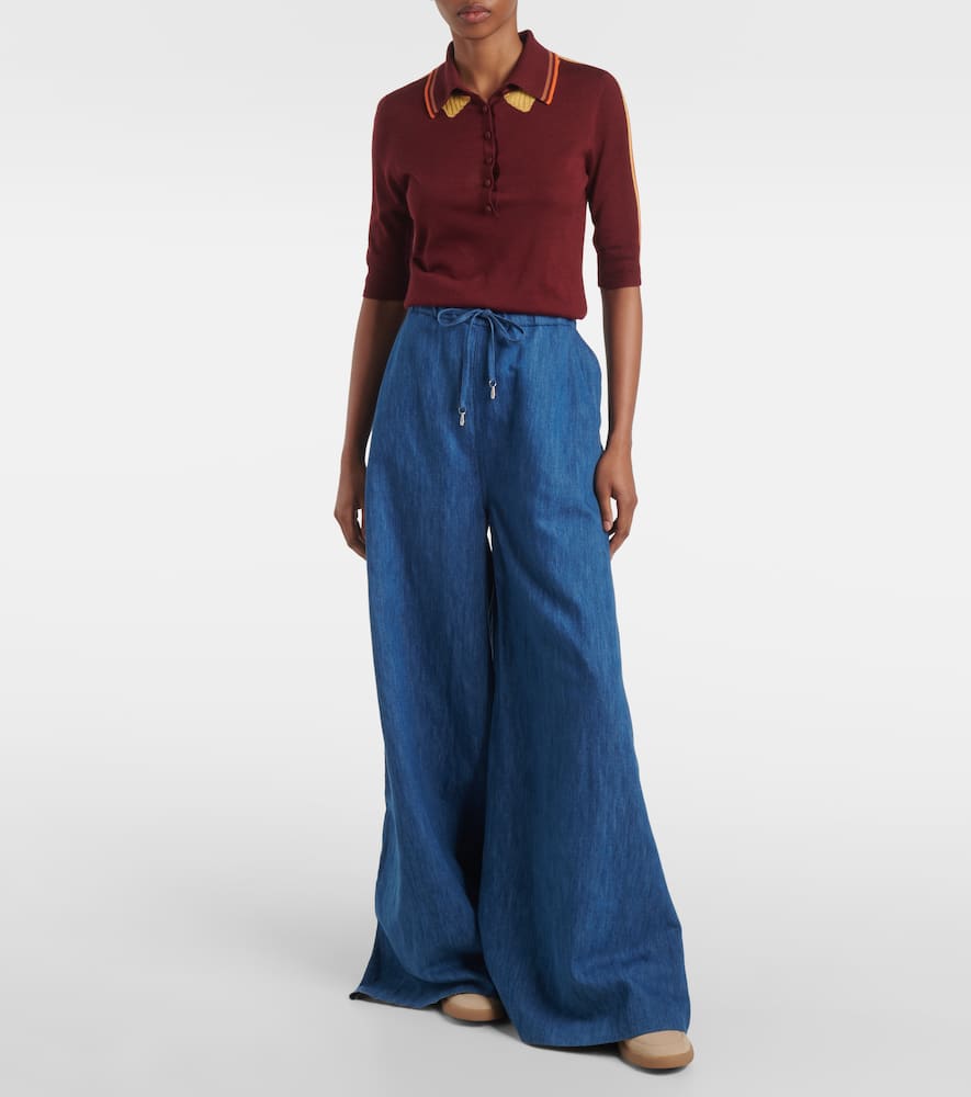 Gabriela Hearst Polopullover Wendelyn Aus Kaschmir Und Seide